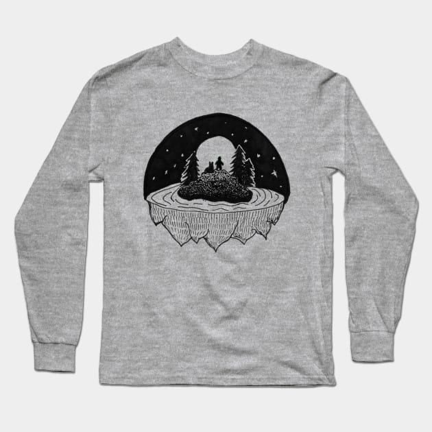 Silent Forest Long Sleeve T-Shirt by negativepizza